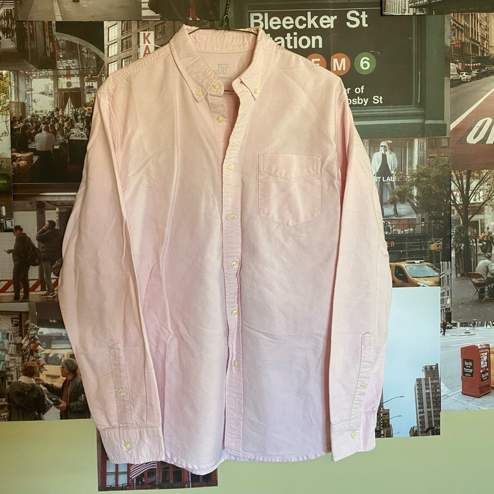 Men’s JT pink button down